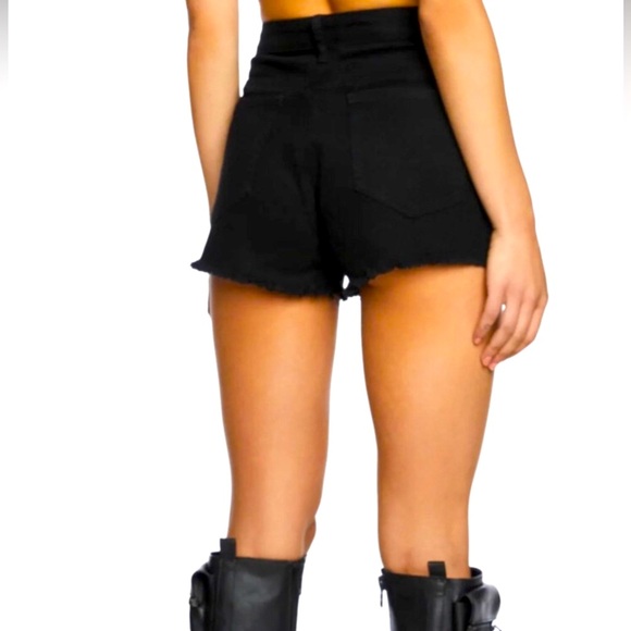 ✨🆕Dolls Kill x Current Mood Cosmic Scene Appliqué Shorts sz S BNWT!🛸👽SOLD OUT - Picture 9 of 16